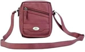 Leather Sling Cross Body Travel Office Business Messenger One Side Shoulder Bag for Men & Women.(side bag)