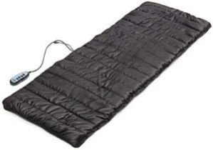 full body massager bed matress at home witt adjustable remote controller,automatic vibration 9 different modes self massager mat for full body pain relief for bed chair
