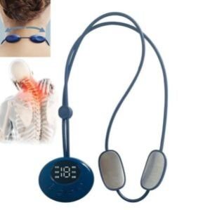 Neck Massager for Pain Relief,Electric EMS Massage Machine,Rechargeable Portable Wireless Pulse Heat Therapy with 6 Mode 19 Level for Neck,Body,Back Pain,Shoulder,Arms (MULTICOLOUR)