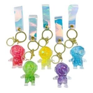 Keyring & Keychain for Car, Double Pendant Ring Cartoon Keychain Home Key Student Anime Merch Anime Merchandise Anime Keychain Anime Figurines