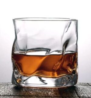 Elysianstores Whiskey Rocks Glasses, Twisted Crystal Old Fashioned Cocktail Tumbler for Bourbon, Scotch Whisky, Cognac, Set of (6)