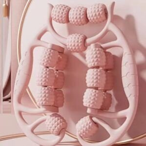 Circular Leg Clamps-360 ° 9 Wheels Muscle Roller Massager Muscle Roller for Leg Neck Hand Arm Muscle Relax Massager Indoor Sports Yoga Bodybuilding Equipment