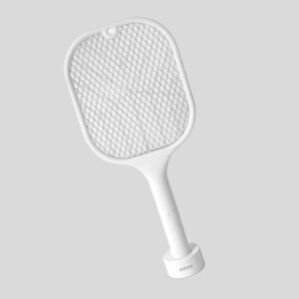 Mosquito Bat Killer Racket Rechargeable Handheld Electric Fly Swatter Automatic with UV Light Lamp USB Charging Base Insect Cum( 3000 Volt Racquet 3 Layer) Safety Mesh for Home Outdoor