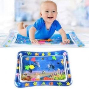 Angel Baby Tummy Time Water Mat Slapped Pad for Infant Baby Toy Gift Activity Play Mat Inflatable Playmat Babies for 3 6 9 12 Month New Born Boy Girl Toddler