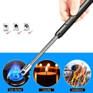 Candle Lighter, Rechargeable Electric Arc Lighter Ignition Lighter with USB Cable, Windproof Flameless Electronic Lighters for Kitchen, Barbecue, Candles, Gas Stove, BBQ (Multi-Color) Brand: Brahmani Retailer