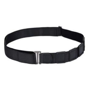 Men’s Shirts Stays Adjustable Elastic Lock Belt Shirt Holder Keeps Tucked in for Police Military | Black, Free Size