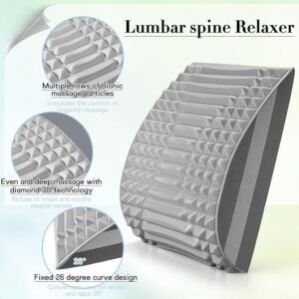 Back Stretcher Pillow for Back Pain Relief, Lumbar Sciatica Pain Relief, Posture Corrector, Spinal Stenosis, Neck Pain, Support for Prolonged Sitting