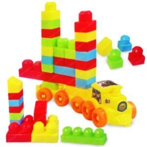 Train Engine Building Blocks for Kids – DIY Plastic Building Blocks for Kids Puzzle Games for Kids, Toys for Children Educational & Learning Toy for Kids, Girls & Boys