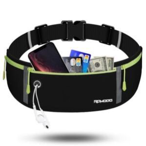 RDMODO Fanny Packs for Women Men, Running Belt Waist Bag, Waterproof Phone Holder for Running Plus Size Adjustable Runners Belt Running Pouch for iPhone 13 12 11 Pro Max Xs Xr Samsung Galaxy Note, 03