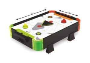 Air Hockey Game Air Hockey Table Ice Hockey Game 220V Electric Wall Adapter Powered Indoor Game (52cm X 32cm X 15cm)