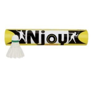 Badminton Feather Shuttlecock Pack of 10 (Color-White) for Indoor and Outdoor Sports (Made in India)