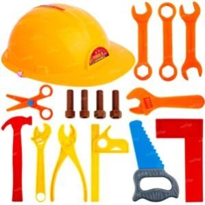 Automobile Tools Kit Mechanical Toy Set for Kids,Plastic,Multi Color(Pack of 14)