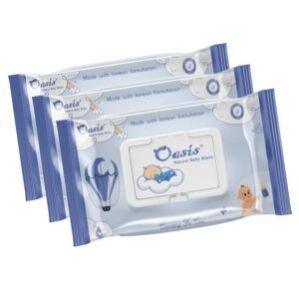 Oasis Baby Wipes | Super Soft, Gentle Cleansing Wipes | Enriched with Vitamin E Oil