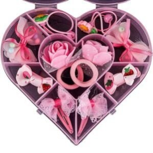 10 Pcs. Baby Girl’s Hair Clips Cute Hair Bows Baby Elastic Hair Ties Hair Accessories [Pack-1]