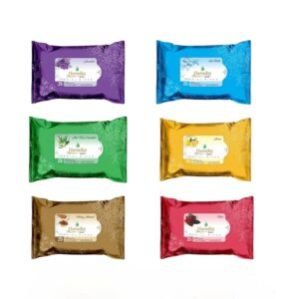 FACIAL WET WIPES (TISSUE) PACK OF 6 PIECE MIX FLAVOURS