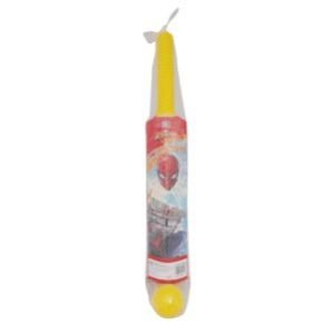 Plastic Cricket Set with Bat and Ball Spiderman Design Outdoor and Indoor Sports Game Toy 2-5 Year Kids (Multicolor)