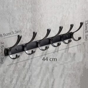Wall Mounted Coat Rack – Cloth and Towel Hanger for Bedroom,Bathroom, Cabinet | Anti-Rust Clothe Hanger Hook