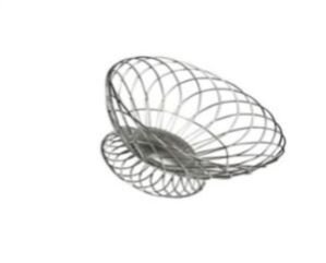 eKitchen Natural Fruit Basket with Out handle-1No
