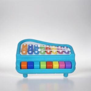 2 in 1 Baby Piano Xylophone Toy – 8 Multicolored Key Keyboard Xylophone Piano for Toddlers 1-3 Years Old | Preschool Educational Musical Learning Instruments Toy for Baby Kids Girls Boys