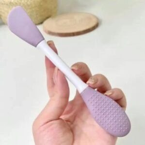 2 Pc’s Beauty Silicone Face Mask Brush, Facial Mask Applicator, Makeup Removel Scrubber, Lips Face Cleansing Exfoliating Brush And Body Butter Applicator – Multicolor