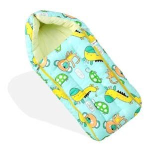 New Born Baby Unisex Cotton Carry Bag 3 in 1 Baby Bed Carry nest for Infant teady Girafe Special for New Born Baby 0 to 6 Month