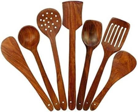 WOODEN SPOON SET OF 7