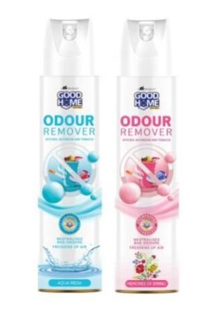 Odour Remover Aqua Fresh and Memories of Spring (Pack of 2)
