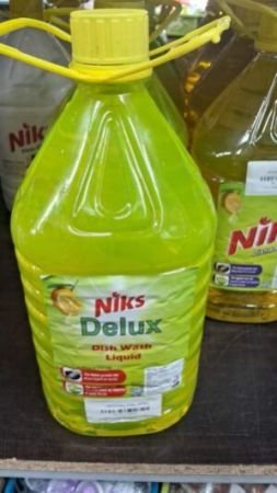 Dish wash Liquid 5 L with 100% Plant-Based actives & Tangerine Freshness, Gentle on Hands (5 L)