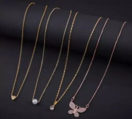 Shimmering Beautiful necklace combo for women And girls
