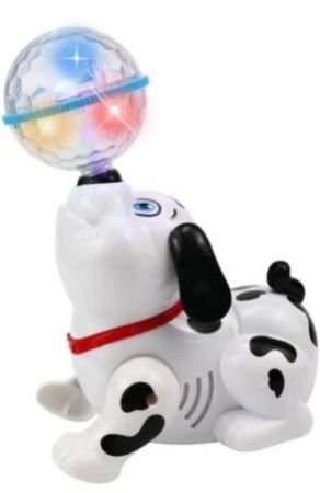 Dancing Dog Toy for Kids Babies with Music and 3D Flashing LED Light Ball – Cute Animal Puppy Gift for Boys and Girls