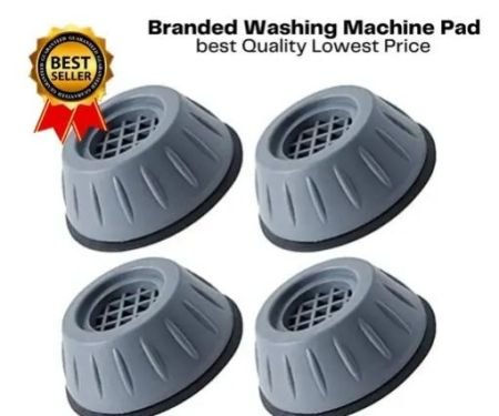 Anti Vibration Pads for Washing Machine Washing Machine Feet Pads Shock Absorber Noise Cancelling Washer Support, Washing Machine Anti Vibration Pad Heightening Pads with Suction Cup (4 pcs)
